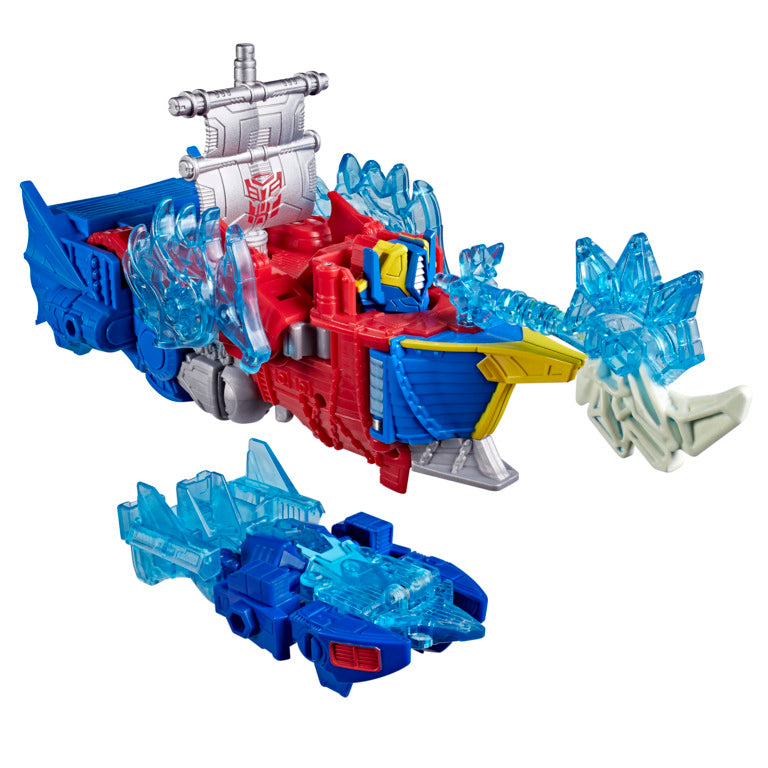 Transformers Cyberworld Optimus Prime & Autobot Mirage High Seas Heroes Energon Surge Action Figure 2-Pack