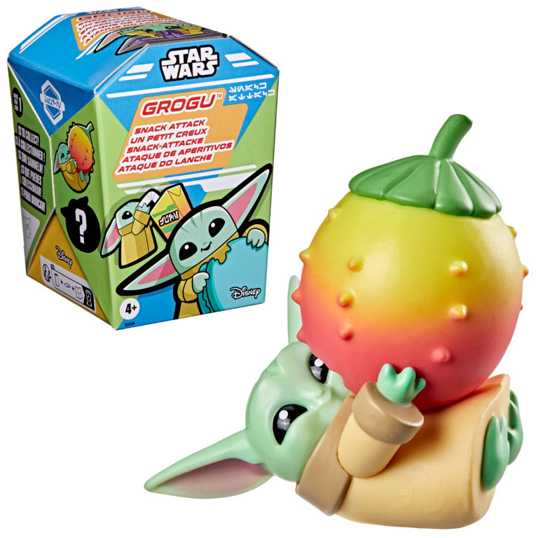 Star Wars Grogu Snack Attack 1.5-Inch Mystery Figure Mini Food Theme Toys Series 1