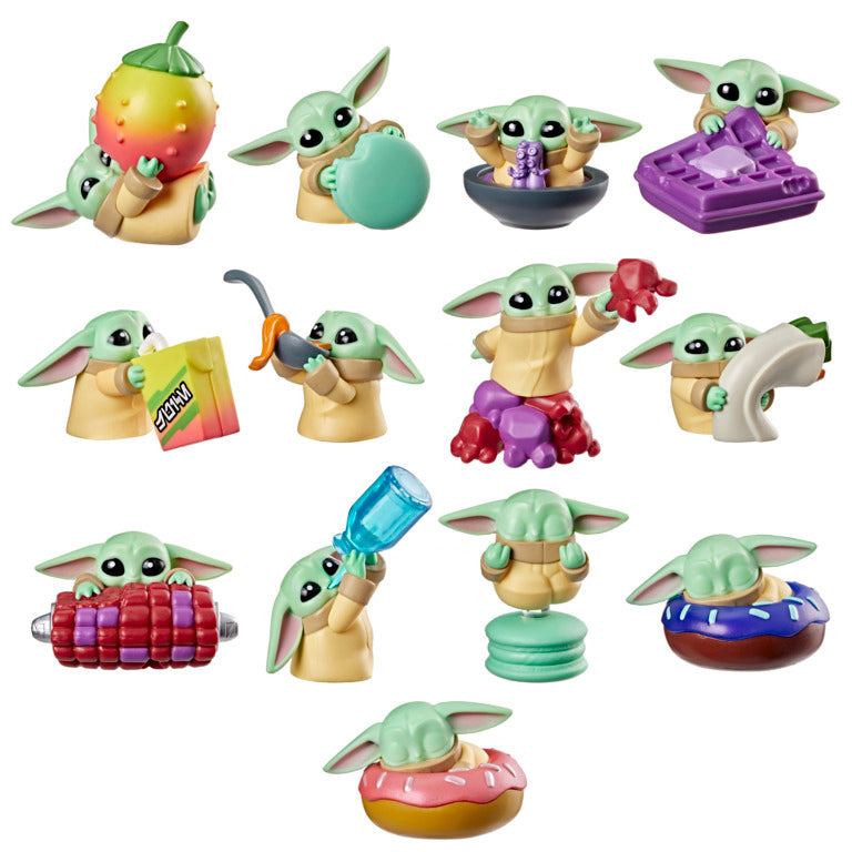 Star Wars Grogu Snack Attack 1.5-Inch Mystery Figure Mini Food Theme Toys Series 1