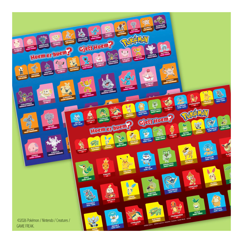 Guess Who? Pokémon Edition Game