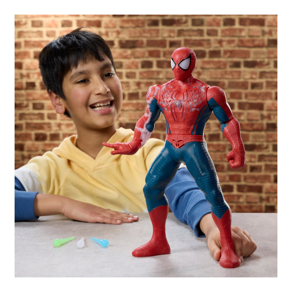 Marvel Spider-Man: Brand New Day Power-Charge Spider-Man 14.5-Inches Electronic Action Figure