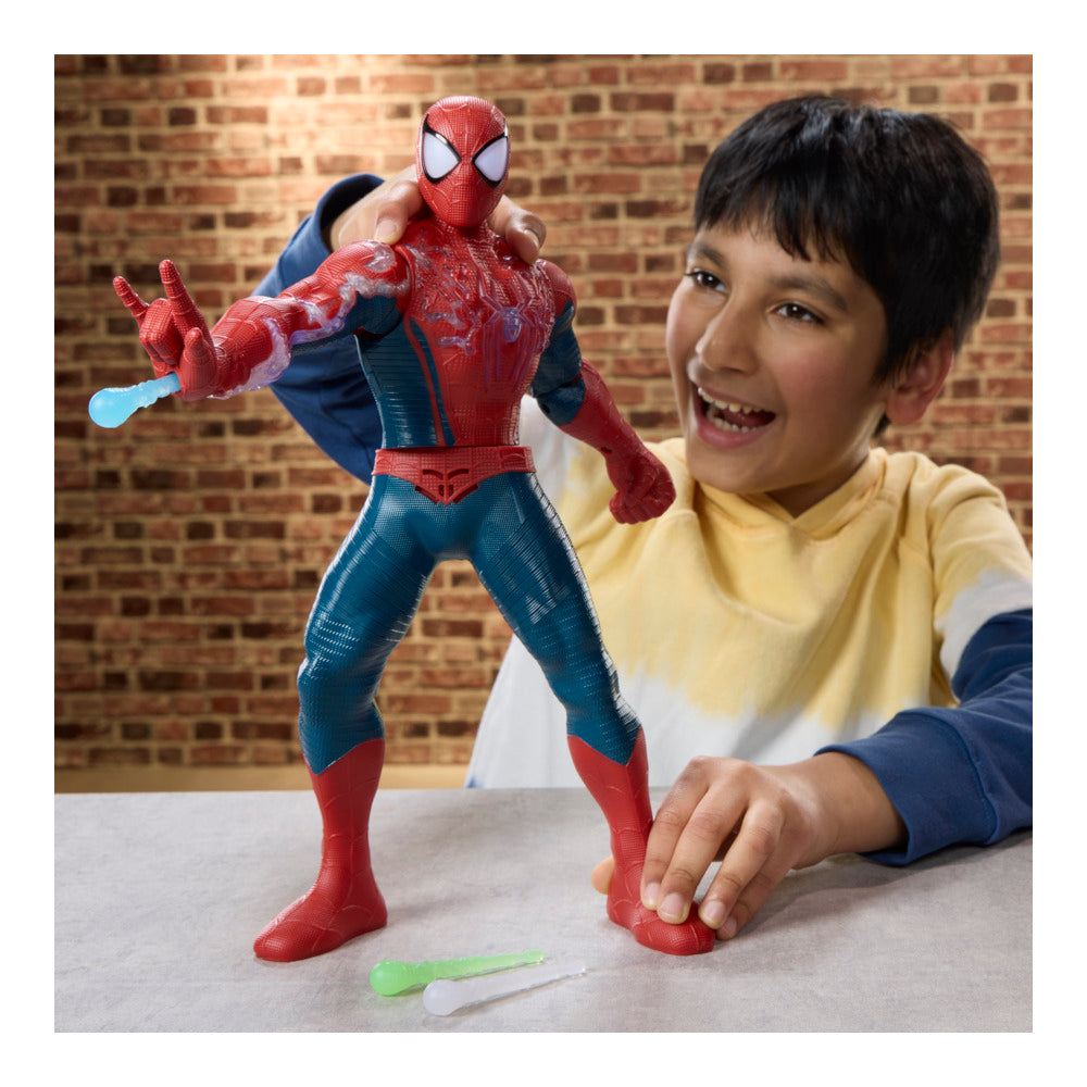 Marvel Spider-Man: Brand New Day Power-Charge Spider-Man 14.5-Inches Electronic Action Figure