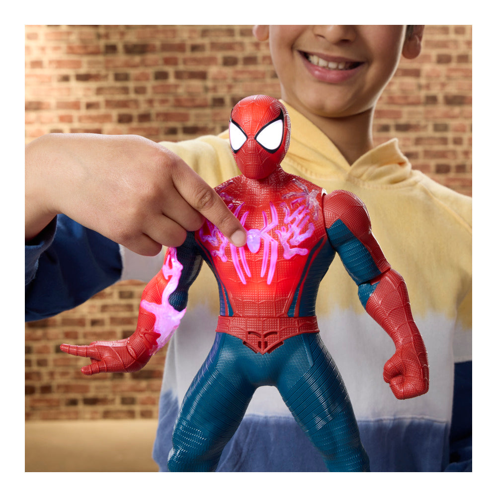 Marvel Spider-Man: Brand New Day Power-Charge Spider-Man 14.5-Inches Electronic Action Figure