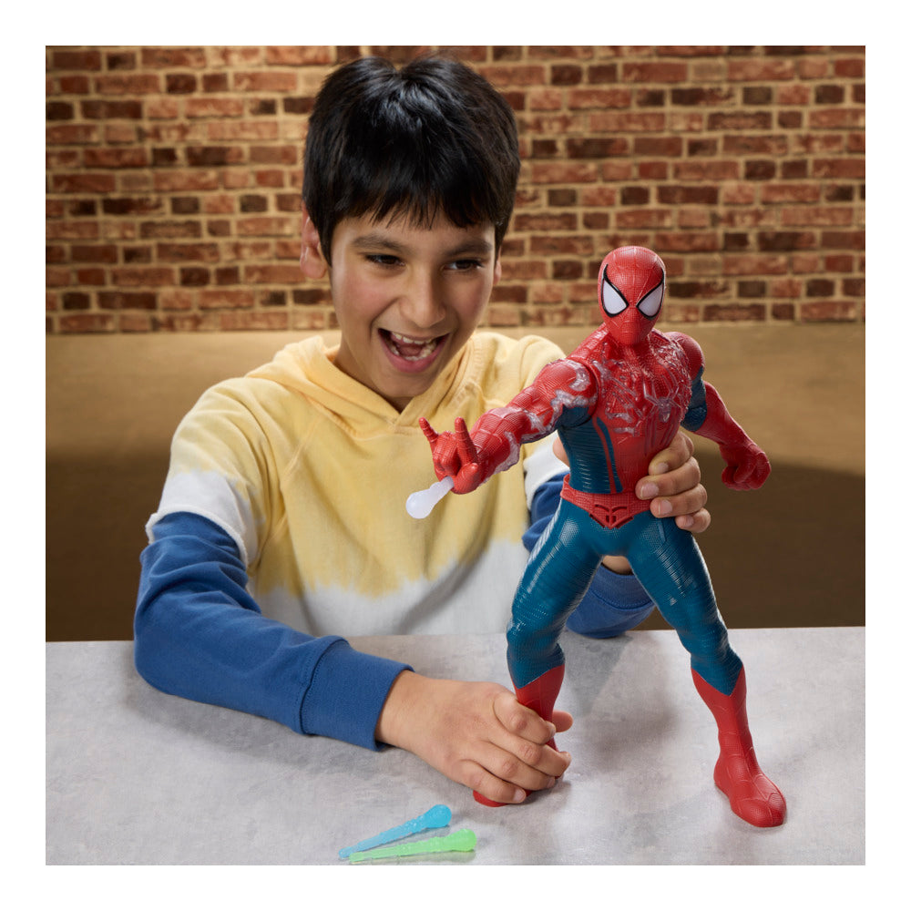 Marvel Spider-Man: Brand New Day Power-Charge Spider-Man 14.5-Inches Electronic Action Figure