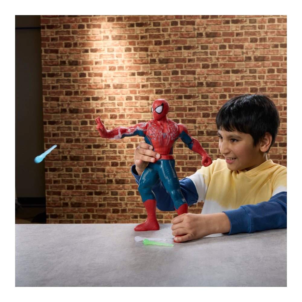 Marvel Spider-Man: Brand New Day Power-Charge Spider-Man 14.5-Inches Electronic Action Figure
