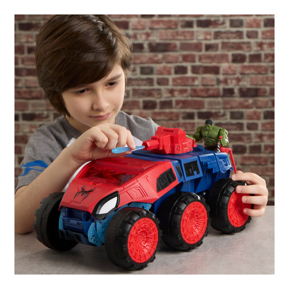 Marvel Spider-Man: Brand New Day 2-In-1 Super Chompin’ Tank, 4.5-Inch Action Figure And Toy Vehicle