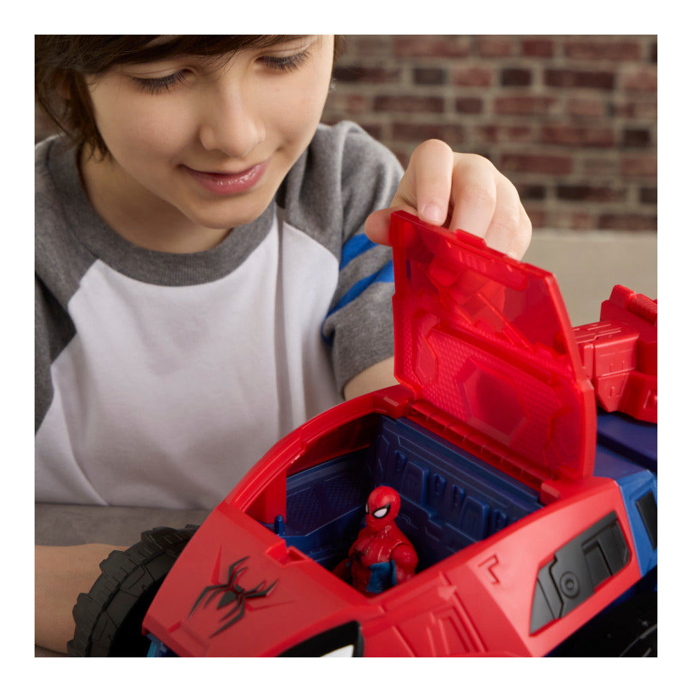 Marvel Spider-Man: Brand New Day 2-In-1 Super Chompin’ Tank, 4.5-Inch Action Figure And Toy Vehicle