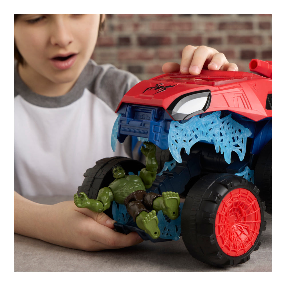 Marvel Spider-Man: Brand New Day 2-In-1 Super Chompin’ Tank, 4.5-Inch Action Figure And Toy Vehicle