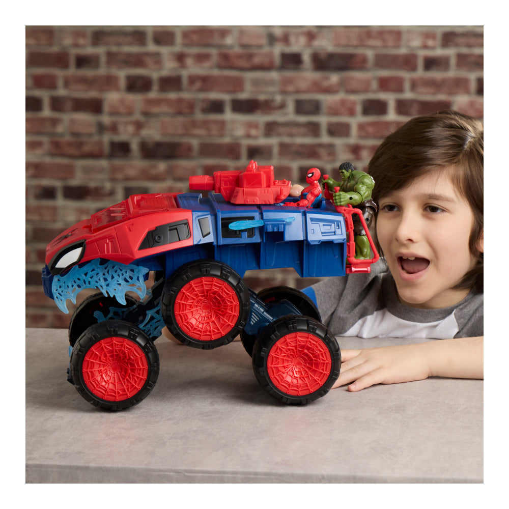 Marvel Spider-Man: Brand New Day 2-In-1 Super Chompin’ Tank, 4.5-Inch Action Figure And Toy Vehicle