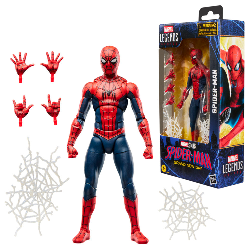 Marvel Legends Series Spider-Man, Spiderman: Brand New Day 6" Collectible Action Figure
