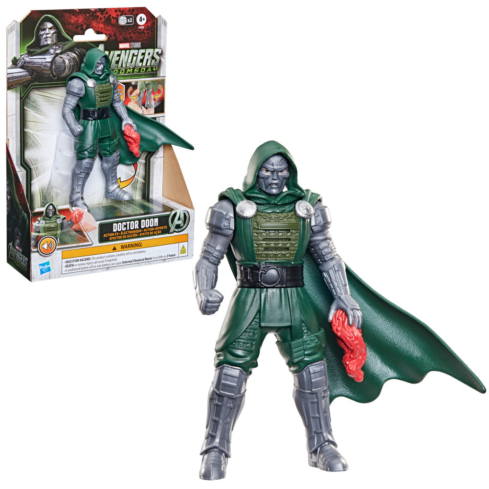 Marvel Studios Avengers: Doomsday Doctor Doom Action Fx 6-Inch (15.2 Cm) Electronic Figure With Sound Effects