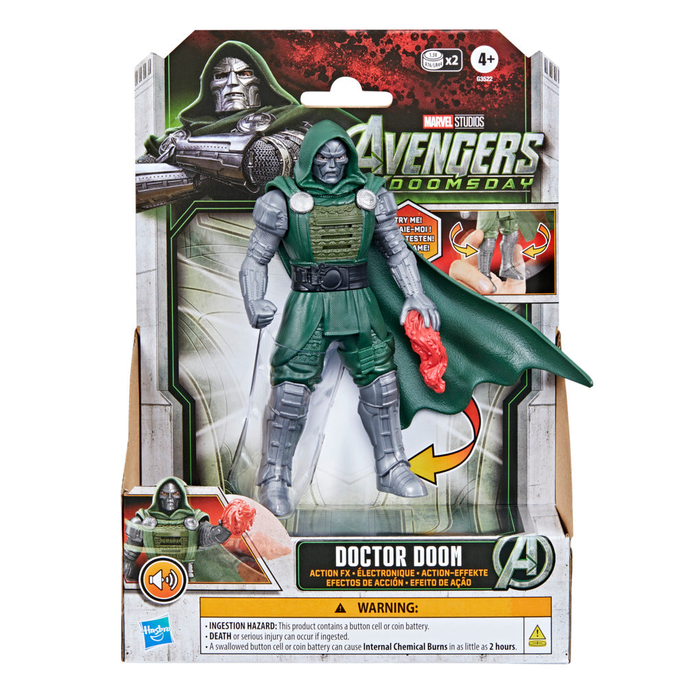 Marvel Studios Avengers: Doomsday Doctor Doom Action Fx 6-Inch (15.2 Cm) Electronic Figure With Sound Effects