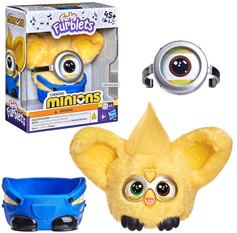 Furby Furblets Minions Collectible 3" Mini Plush