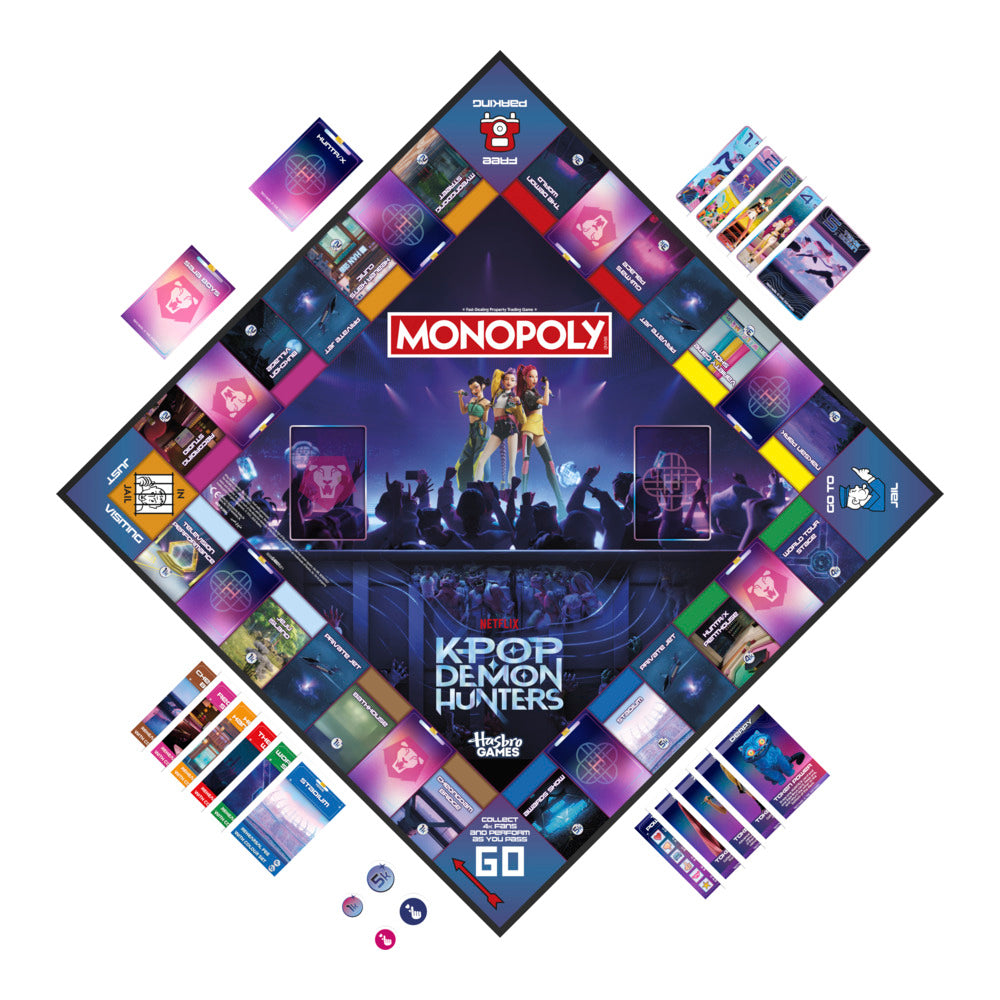 Monopoly: Kpop Demon Hunters Edition Board Game
