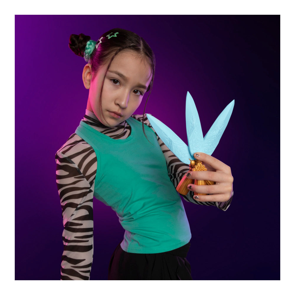 Nerf Kpop Demon Hunters Zoey's Spirit Blades, 3 Foam Blades