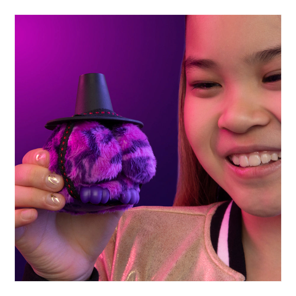 Furby Furblets Kpop Demon Hunters Saja Boy Demon, Collectible 3" Mini Plush Electronic Toy
