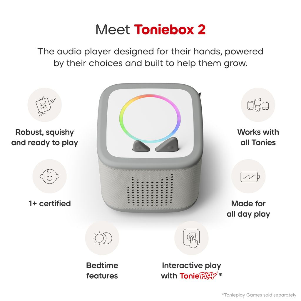 Toniebox 2 Only Box Moon Grey