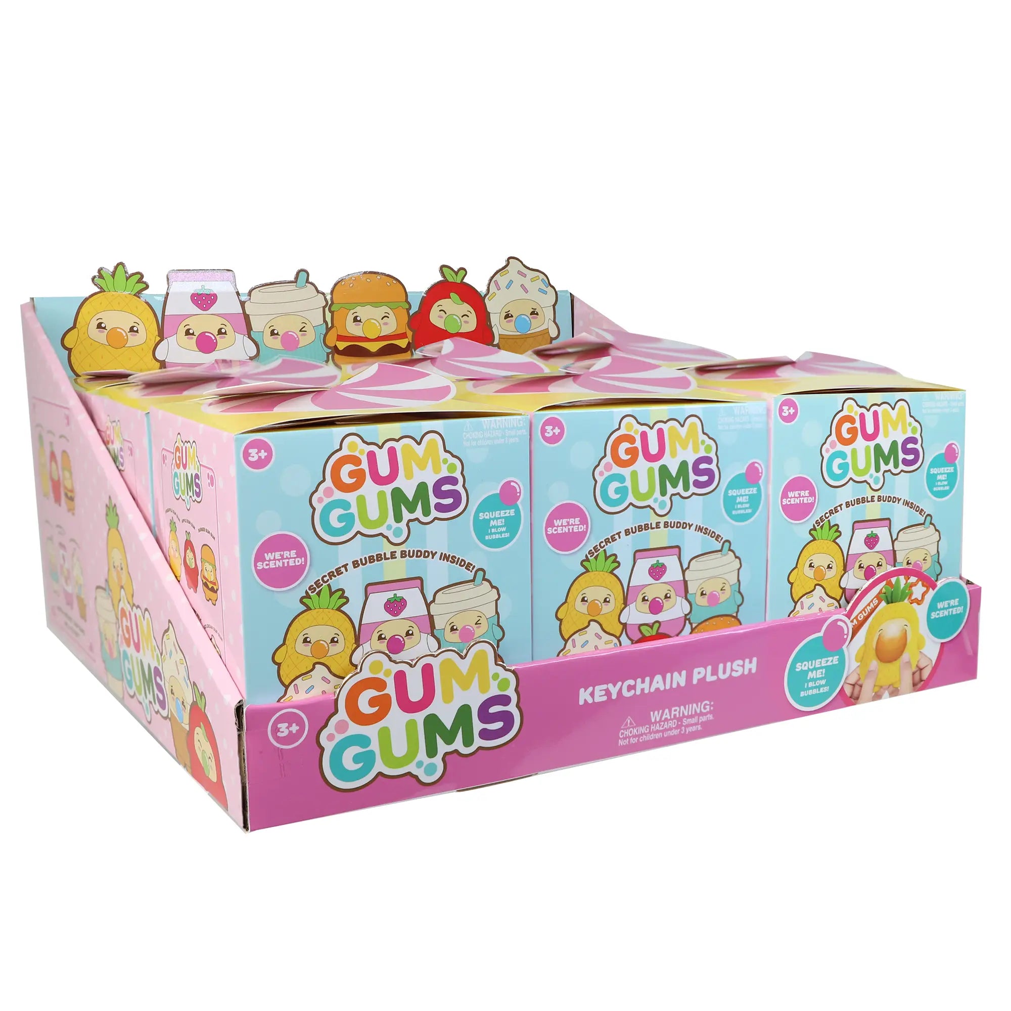 Gum Gums Keychain Plush 6 Style Assortment