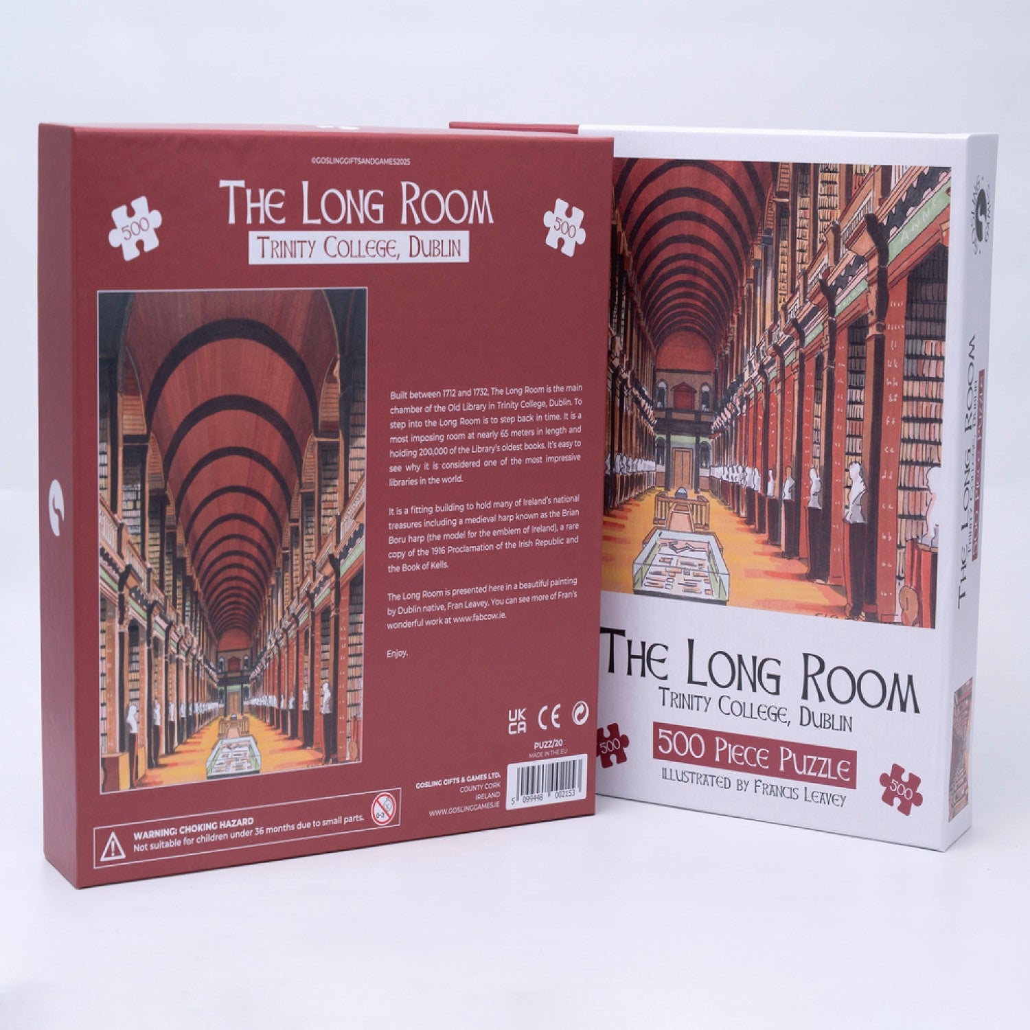 Gosling Games Trinity College Library 500 Piece Jigsaw Puzzle