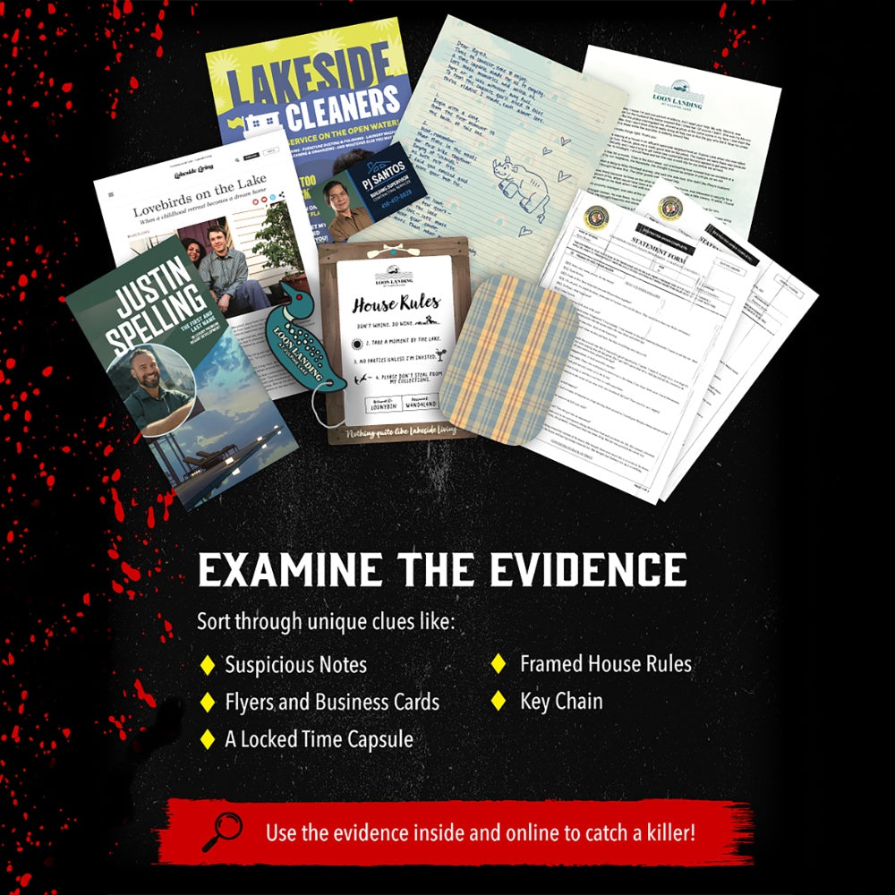 Hunt A Killer Lakeside Slaughter Murder Mystery Game
