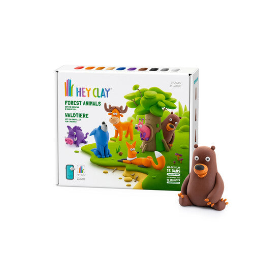 Hey Clay Forest Animal 15 Can Set