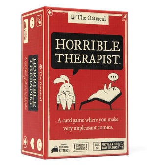 The Oatmeal Horrible Therapist More Card Game