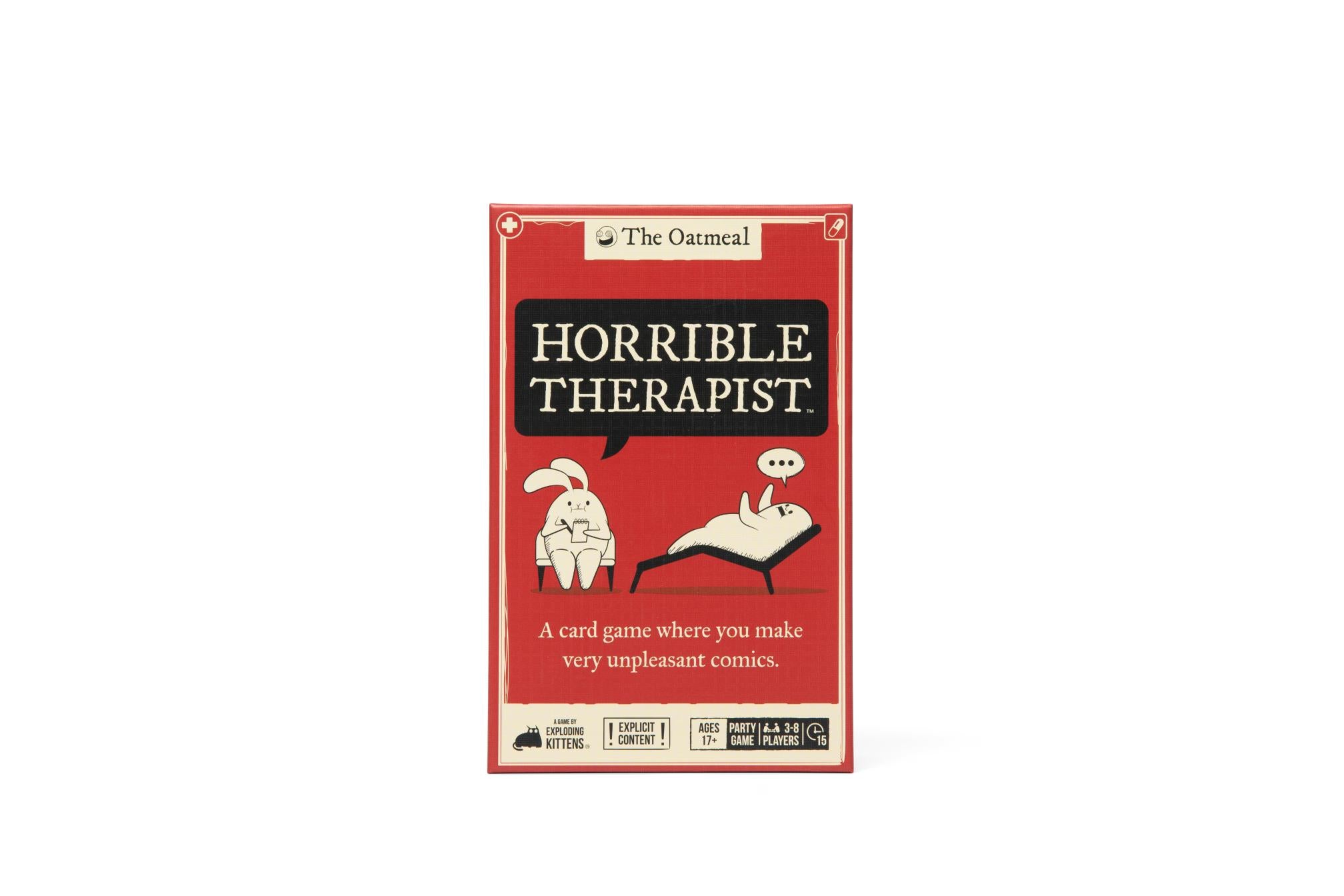 The Oatmeal Horrible Therapist More Card Game