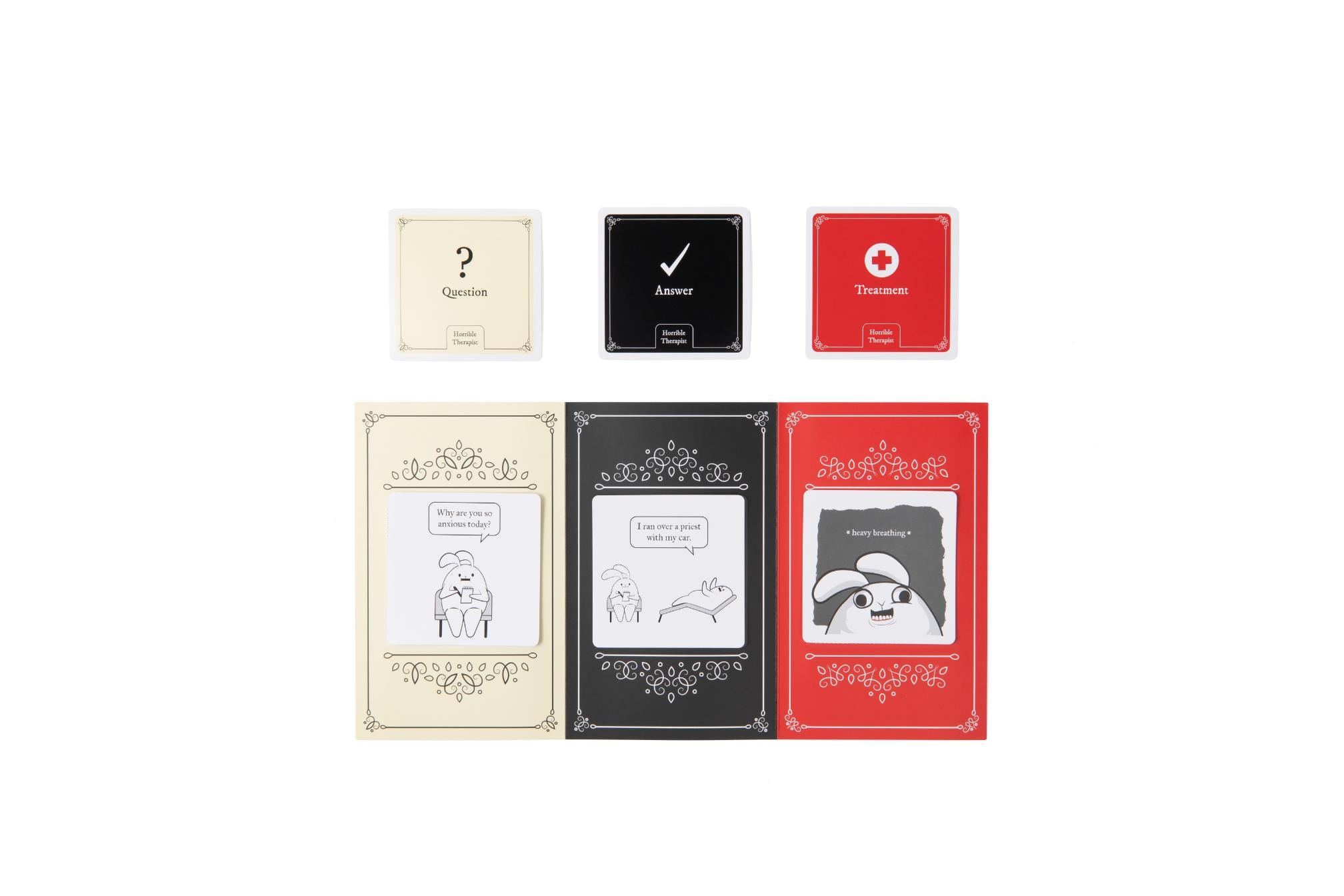 The Oatmeal Horrible Therapist More Card Game