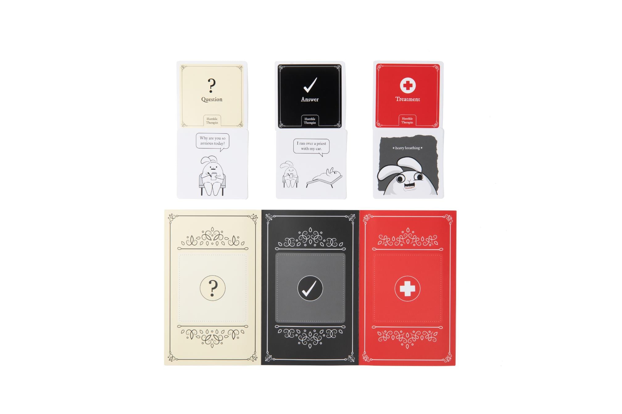 The Oatmeal Horrible Therapist More Card Game