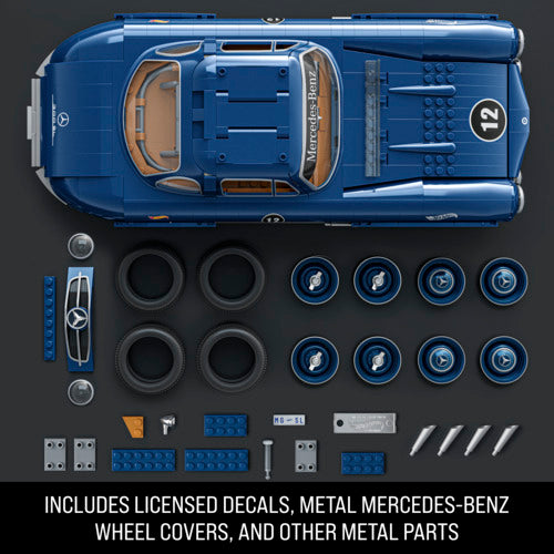 Mattel Brick Shop Hot Wheels Mercedes-Benz 300 Sl Building Toy Kit
