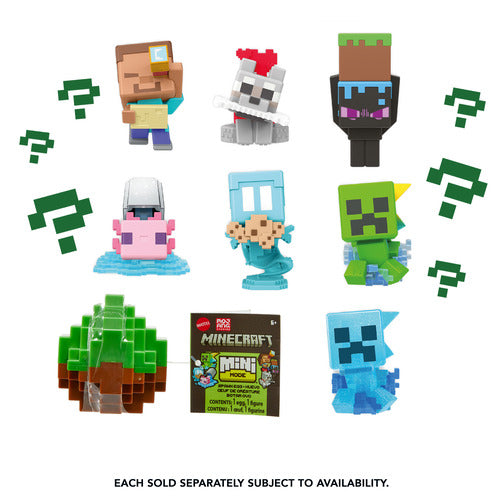 Minecraft Mini Mode Spawn Egg Set Assortment