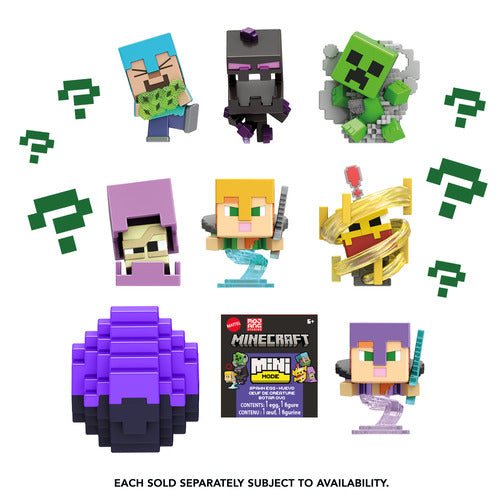 Minecraft Mini Mode Spawn Egg Set Assortment