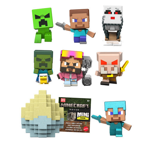 Minecraft Mini Mode Spawn Egg Set Assortment