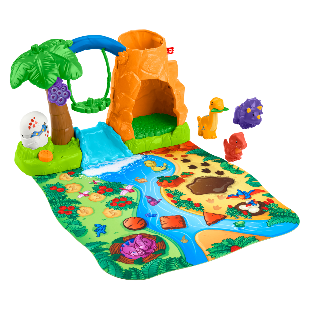 Fisher Price Little People Dinosaur Village & Playset