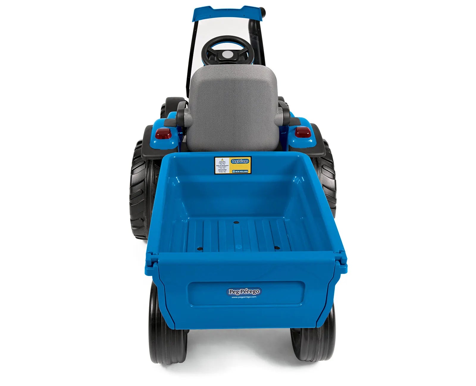 Peg Perego New Holland T8 12V Electric Ride On With Trailer