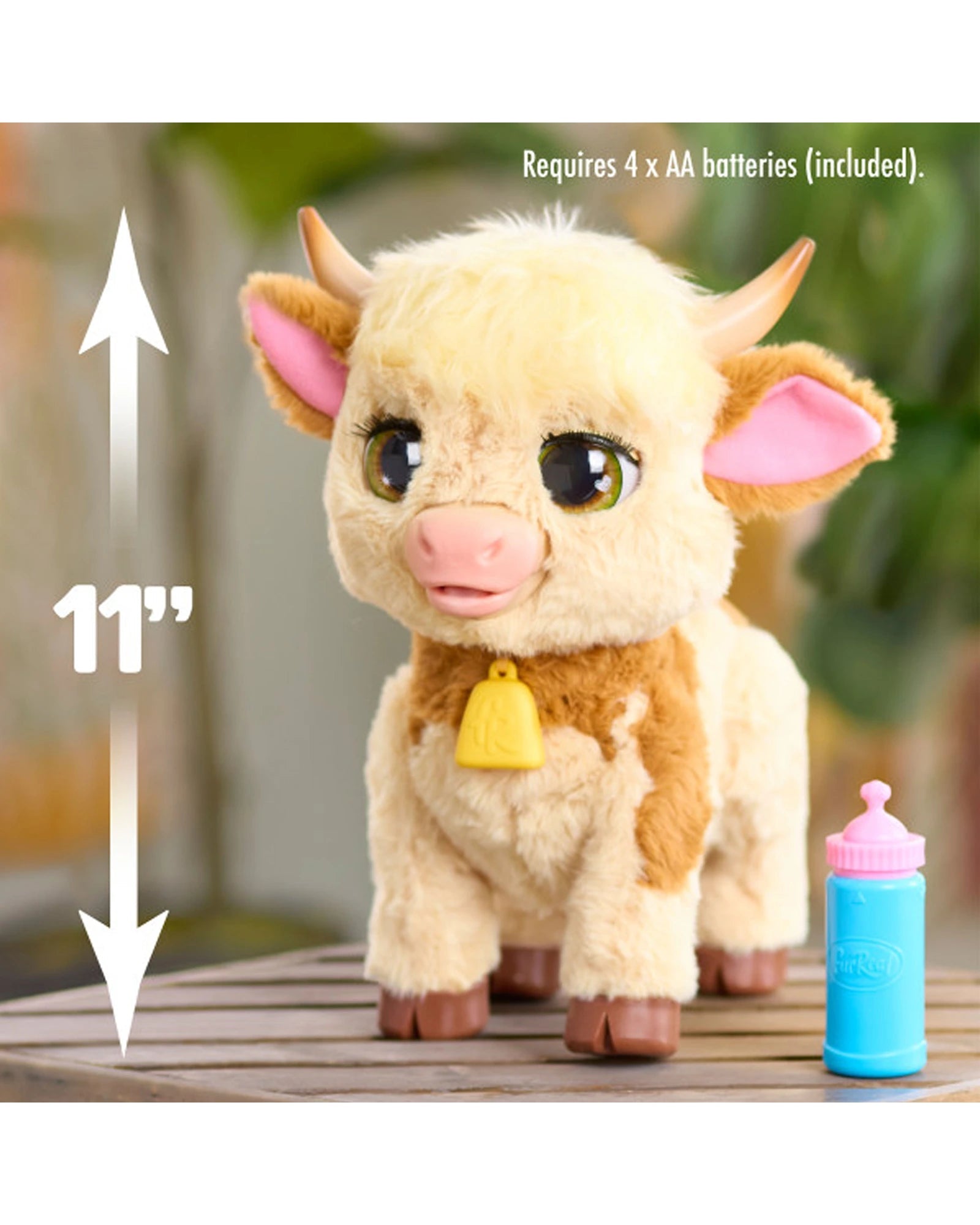 Furreal Plush Toy Interactive Pet Maggie The Feed & Follow Cow