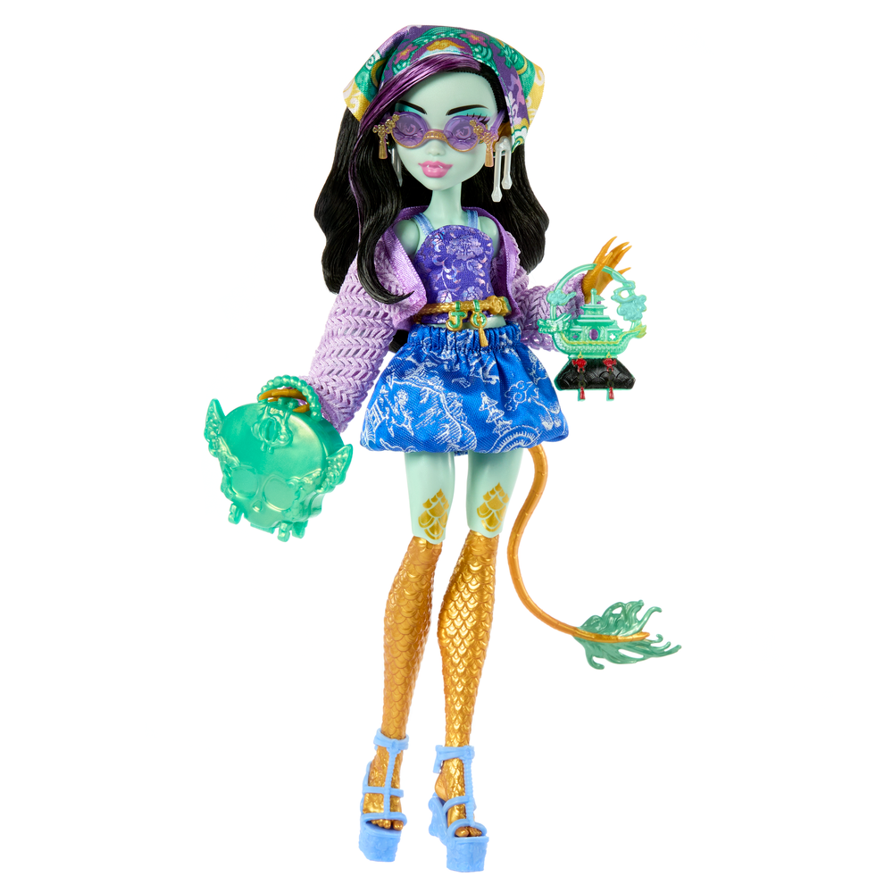 Monster High Skulltimate Secrets: Destination Gore-Geous Oasis Jinafire Long Doll