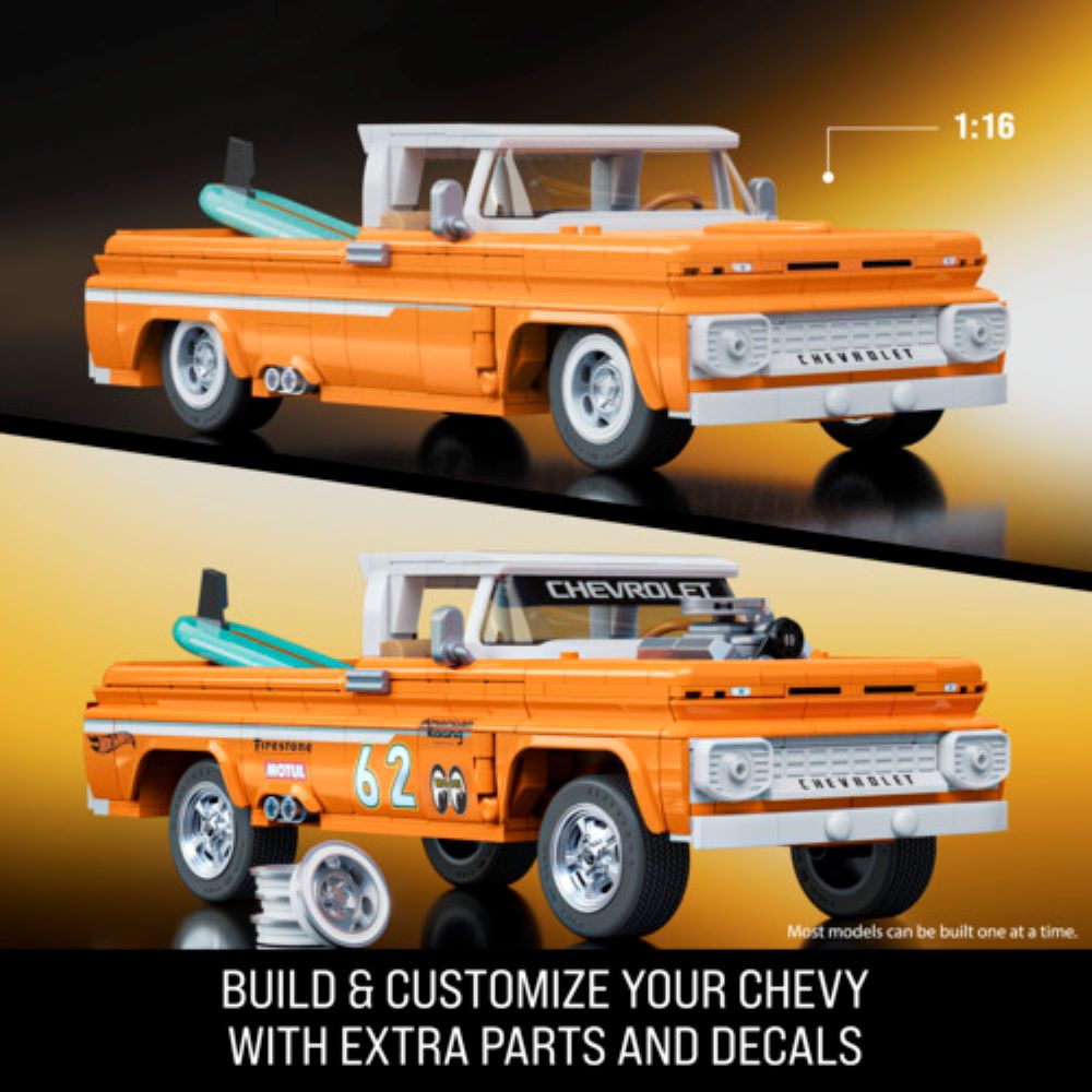 Mattel Brick Shop Hot Wheels Custom ’62 Chevy Pickup