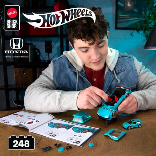 Mattel Brick Shop Hot Wheels Custom '90 Honda Civic