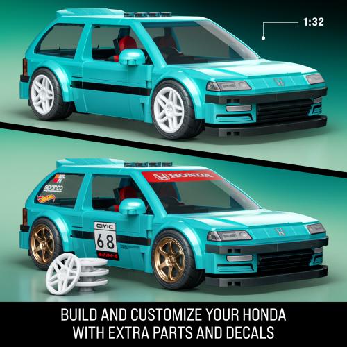 Mattel Brick Shop Hot Wheels Custom '90 Honda Civic
