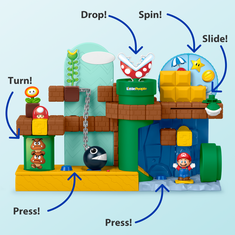 Fisher Price Little People My Mario's Adventure Playset