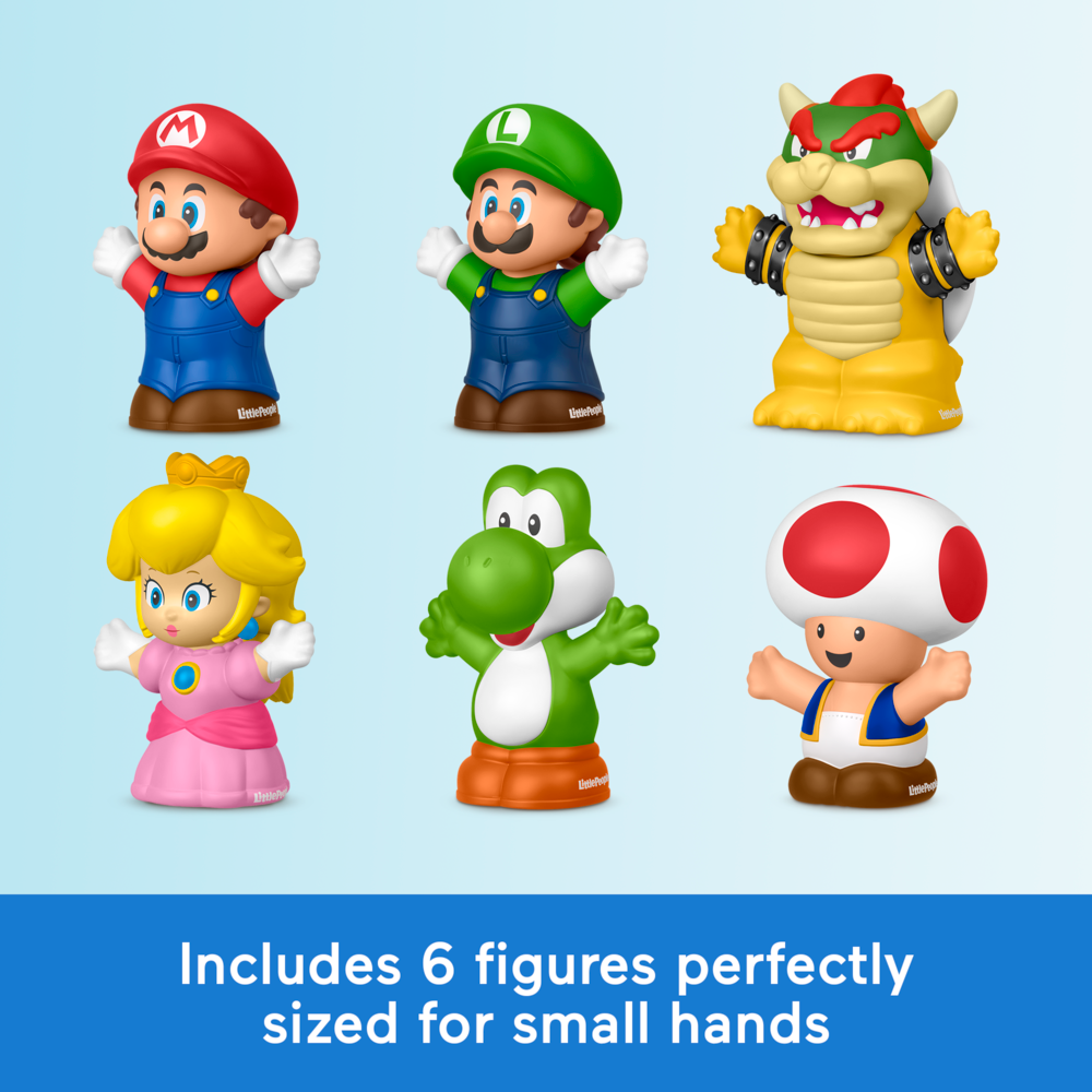 Fisher Price Little People My Mario Figure 6-Pack