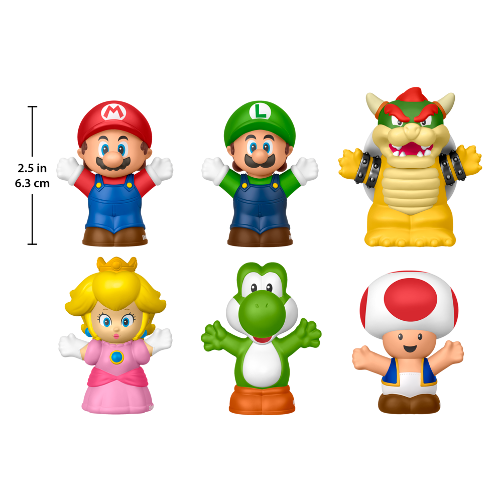 Fisher Price Little People My Mario Figure 6-Pack