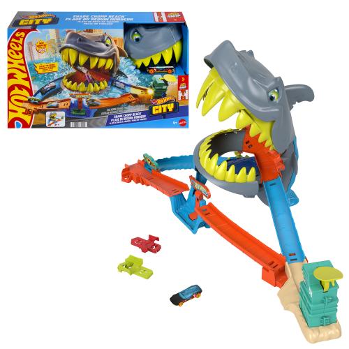 Hot Wheels City Shark Chomp Beach