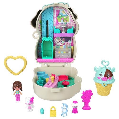 Polly Pocket  Cow Bell Diner Compact
