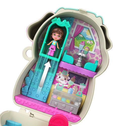 Polly Pocket  Cow Bell Diner Compact