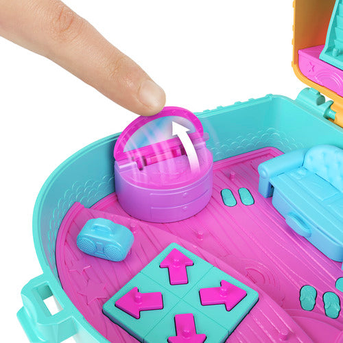 Polly Pocket Dream Treat Unicorn Compact Playset With 1 Micro Doll And Pet