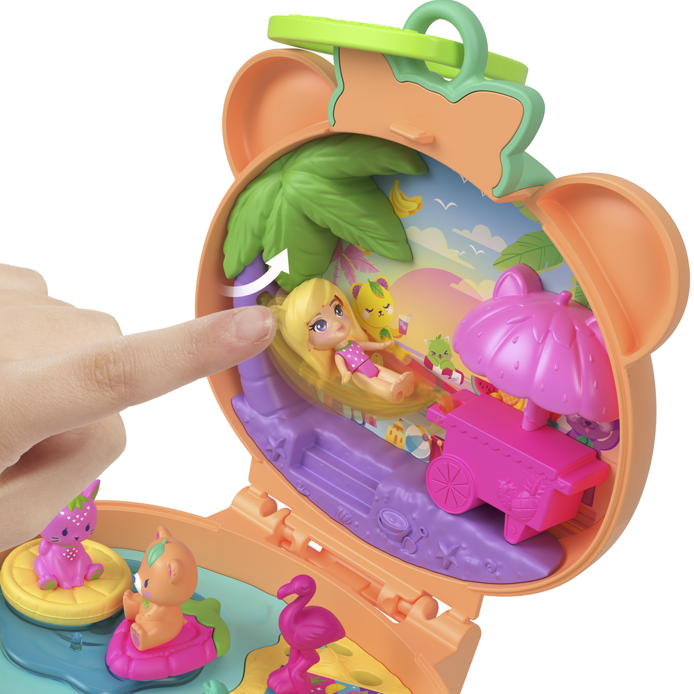 Polly Pocket Plushie Bear Compact
