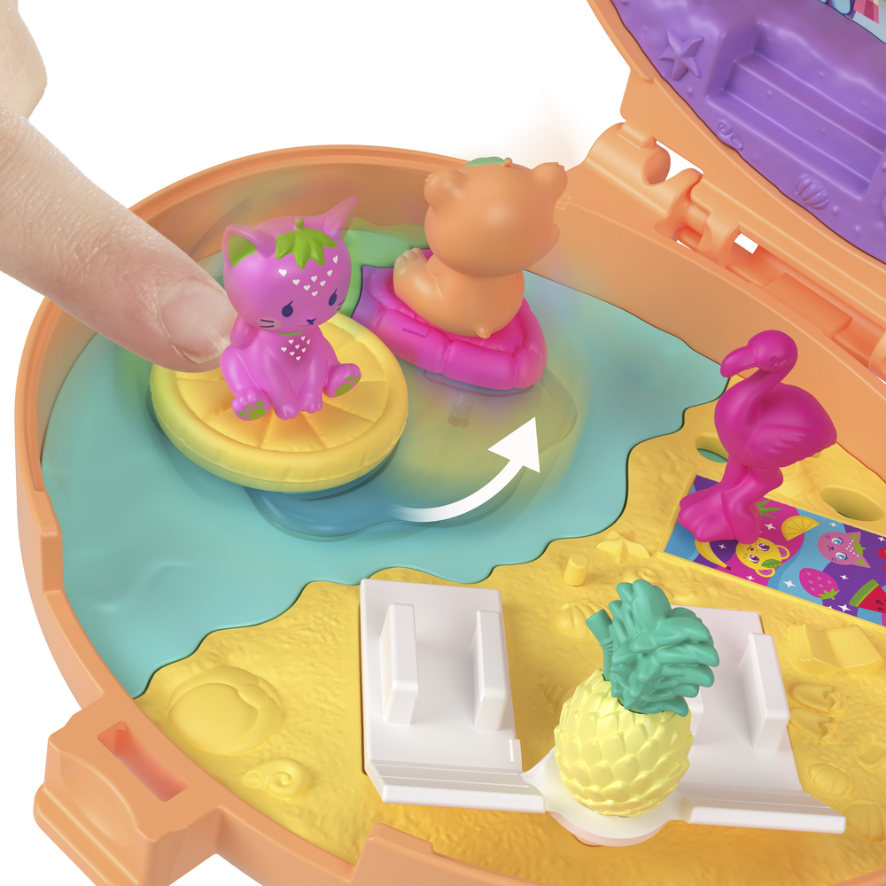 Polly Pocket Plushie Bear Compact