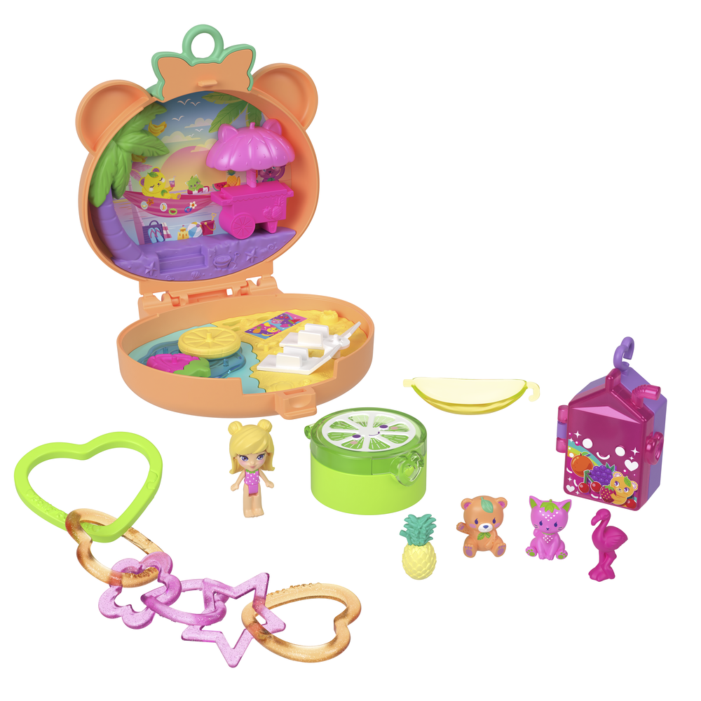 Polly Pocket Plushie Bear Compact